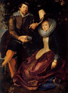  Peter Painting - Self Portrait With Isabella Brant Baroque Peter Paul Rubens